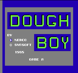 Dough Boy title screen for Famicom